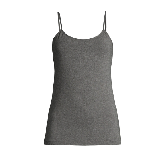 Grey Scoop Neck Cami Top - Picture 4 of 4